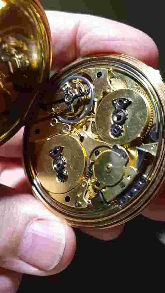 Rare  18K Gold Pierre Frédéric  Quarter repeater / Independent pocket watch 1820