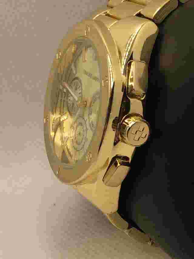 Vince Camuto VC/1104 Unisex Gold Stainless Steel Analog Dial Quartz Watch KS112