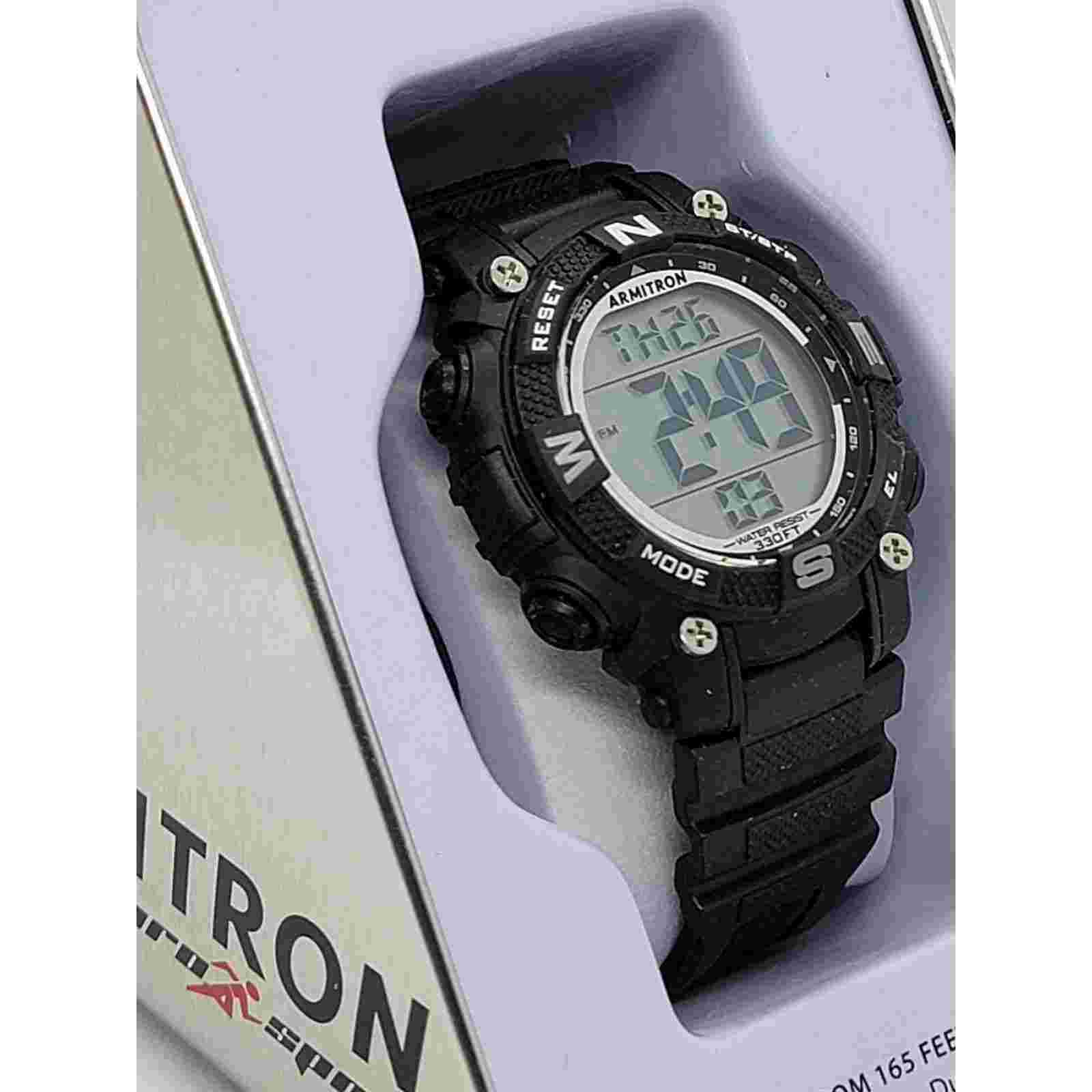 Armitron Sport Unisex Digital Resin Strap Watch#4