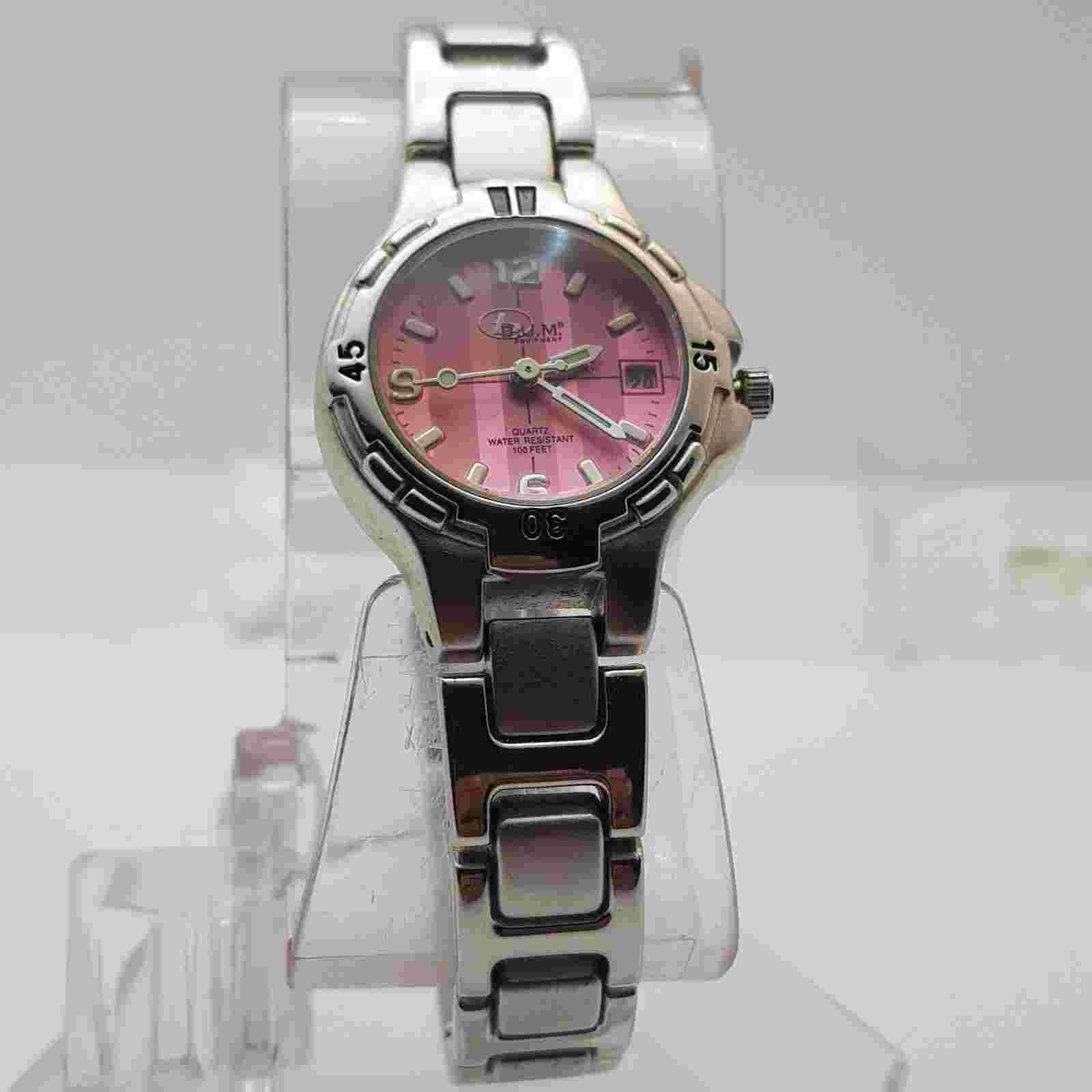 Bum Quartz Analog Women's Watch Water Resistant 30m Japan Movement...NEW BATTERY