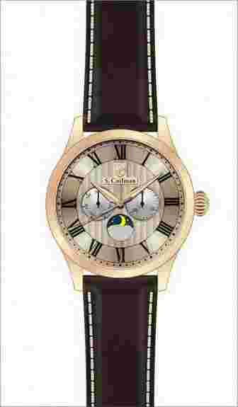 SAVE $400 or 68% - S.COIFMAN SC0474 Invicta ROSE GOLD CHRONOGRAPH - LEATHER BAND