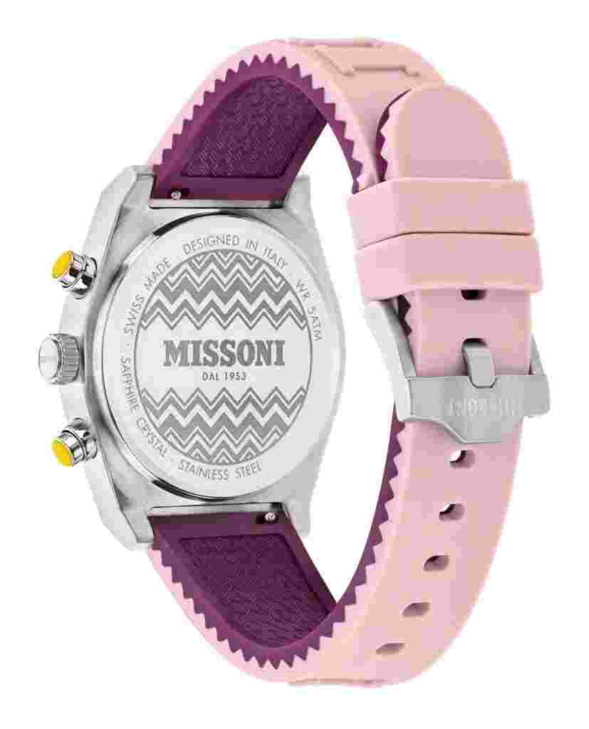 Missoni Pink Womens Chronograph Watch Active MWKC00122