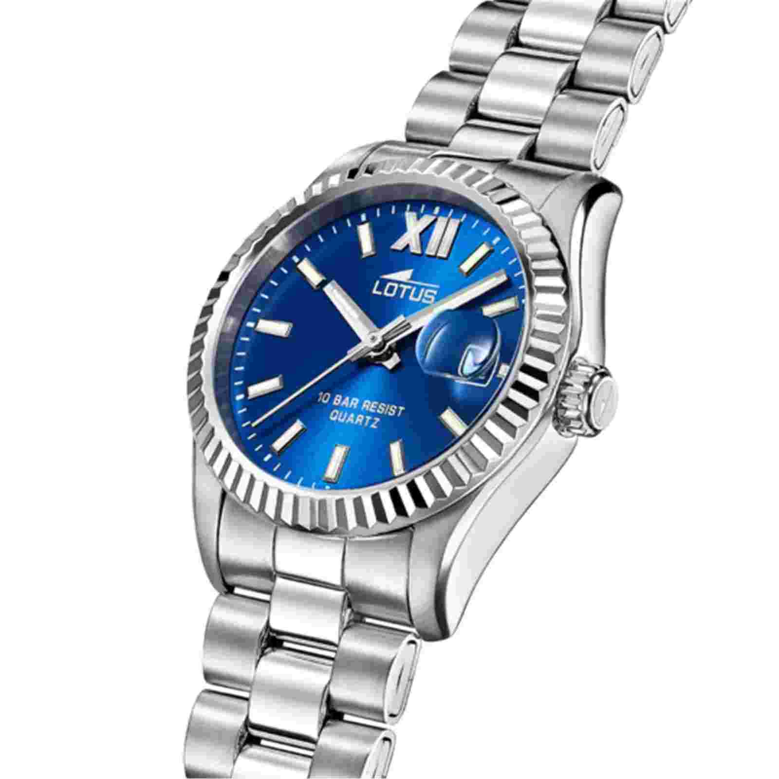 Lotus L18930/5 Women's Freedom Blue Dial Wristwatch