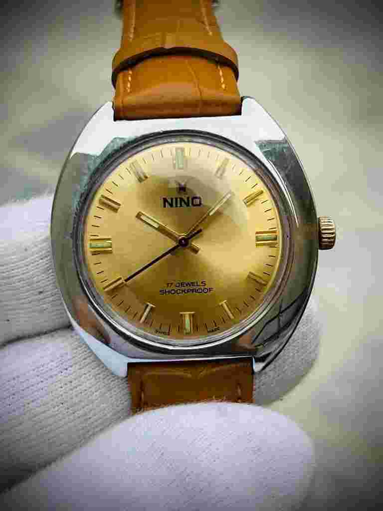 Vintage Nino Unique Manual Wind 39mm Gents Watch, Swiss made