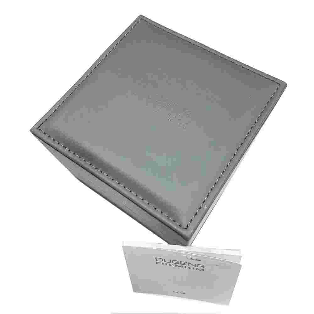 Dugena Premium Men's Watch Festa Chrono 7000181 Sapphire Glass Leather Strap ...