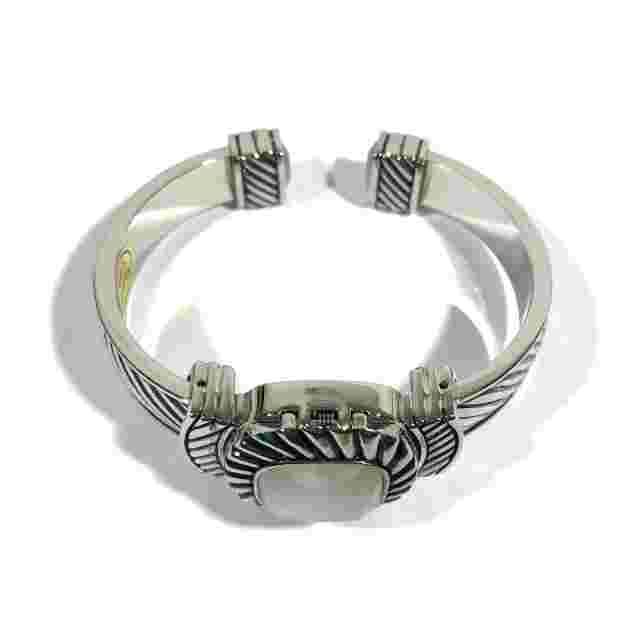Charter Club Silver Toned Cuff Band Fashion Quartz Analog Watch/ Bracelet -NEW