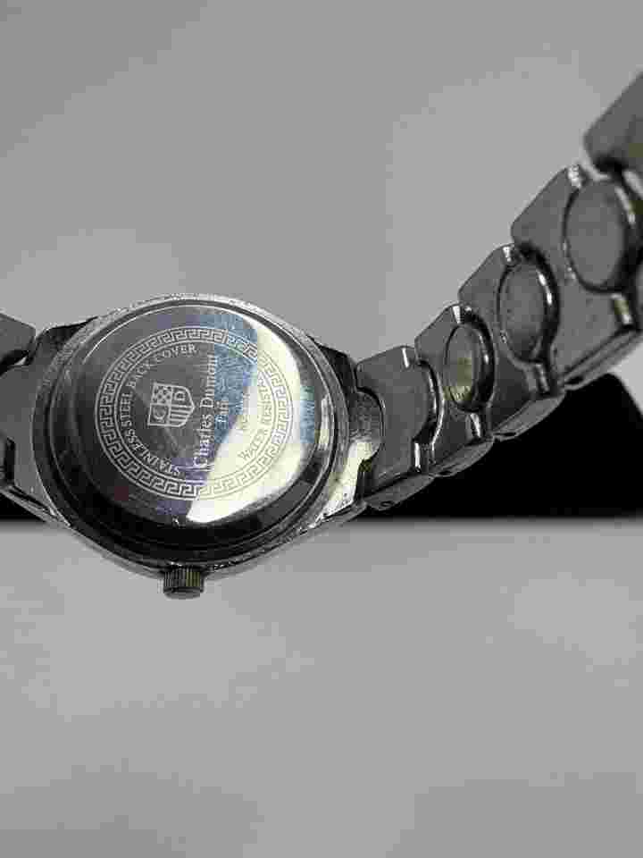 Charles DUMONT Paris Ladies Watch Silver Band Water Resistant