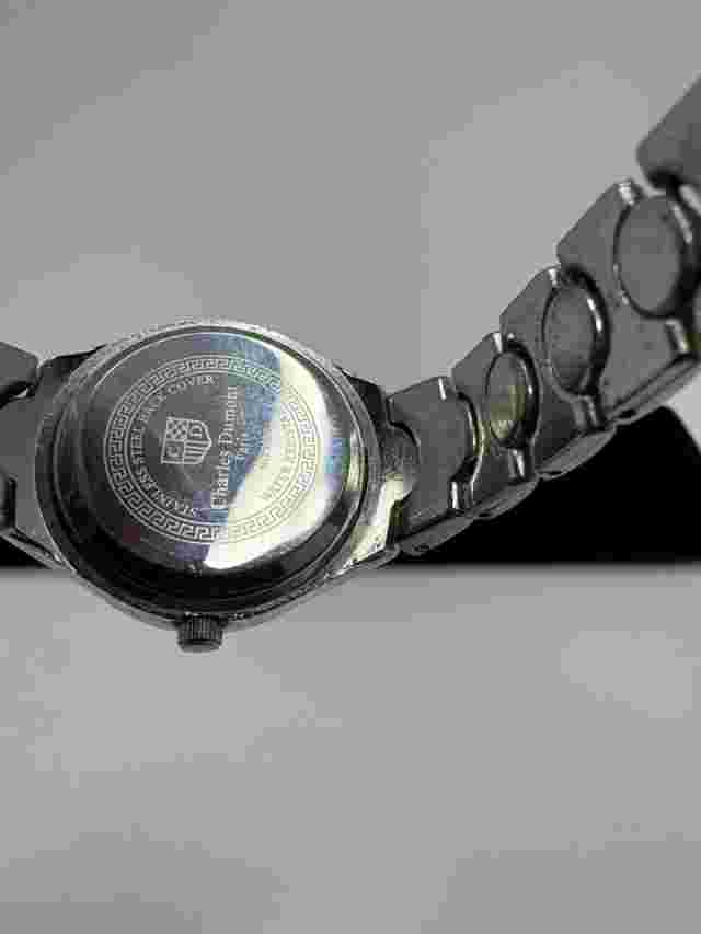 Charles DUMONT Paris Ladies Watch Silver Band Water Resistant