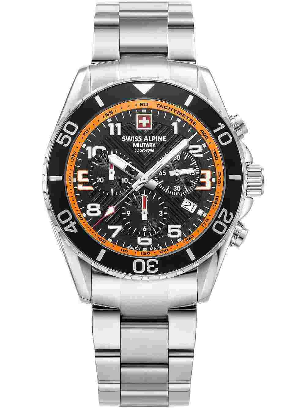 Swiss Alpine Military 7029.9139 Raptor Chronograph Mens Watch 42mm