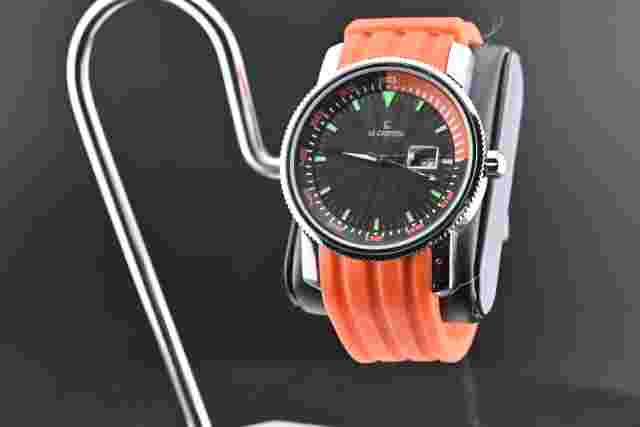 Men's LeChateau Orange Japan Mov't Date Quartz Works