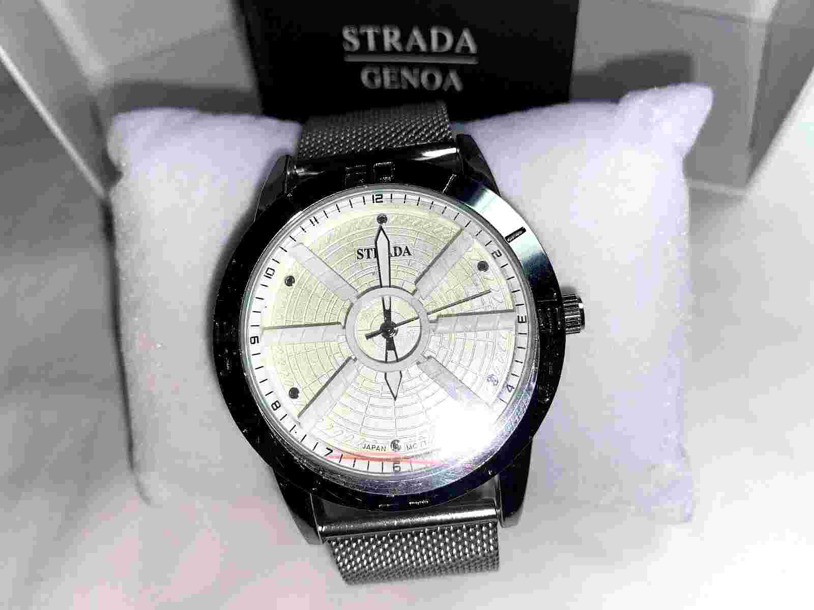 Brand New Strada Watch Made by Genoa Battery Operated In Box With Tags