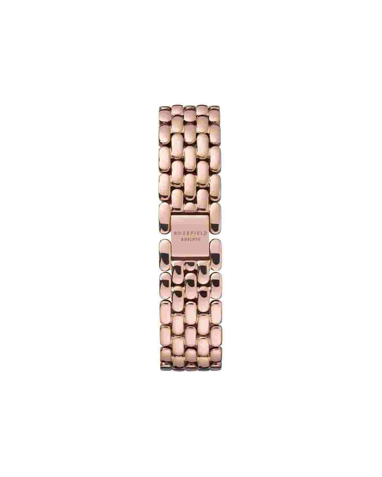 Rosefield West Village Chronograph Rose Gold Watch Women Multicolor Watches