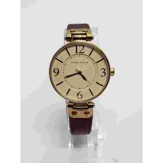 Anne Klein women's watch. Large style cream colored face. 10/9168 working watch