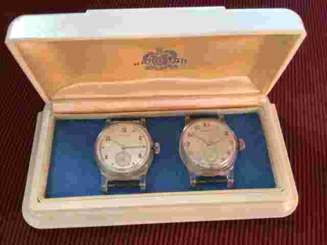 Pair of Hamilton Watch Co. Lucite Cased Wrist-Watches: "Ultra Rare Timepieces"