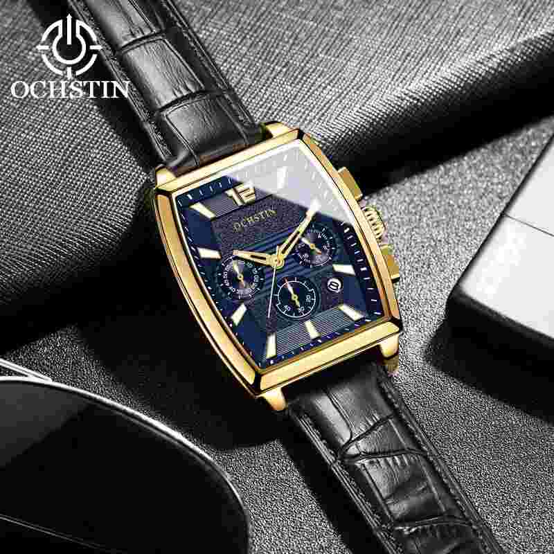 Men's Quartz Watch - Waterproof Chronograph Wristwatch LK627298011137