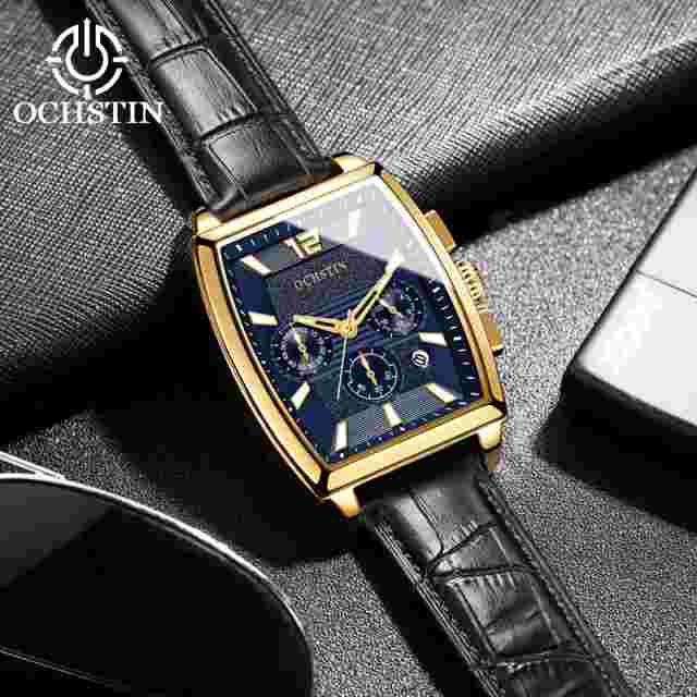 Men's Quartz Watch - Waterproof Chronograph Wristwatch LK627298011137