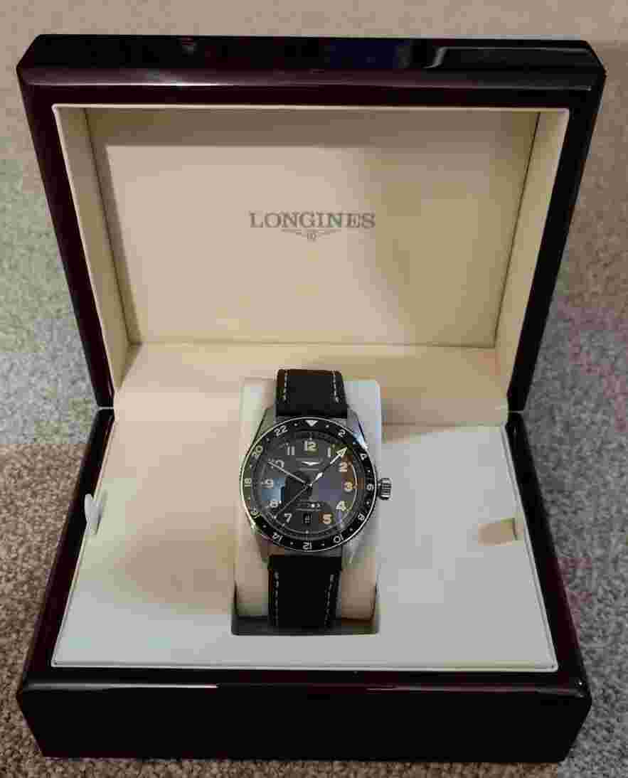 Longines Heritage Men's Black Watch - L3.812.4.63.2