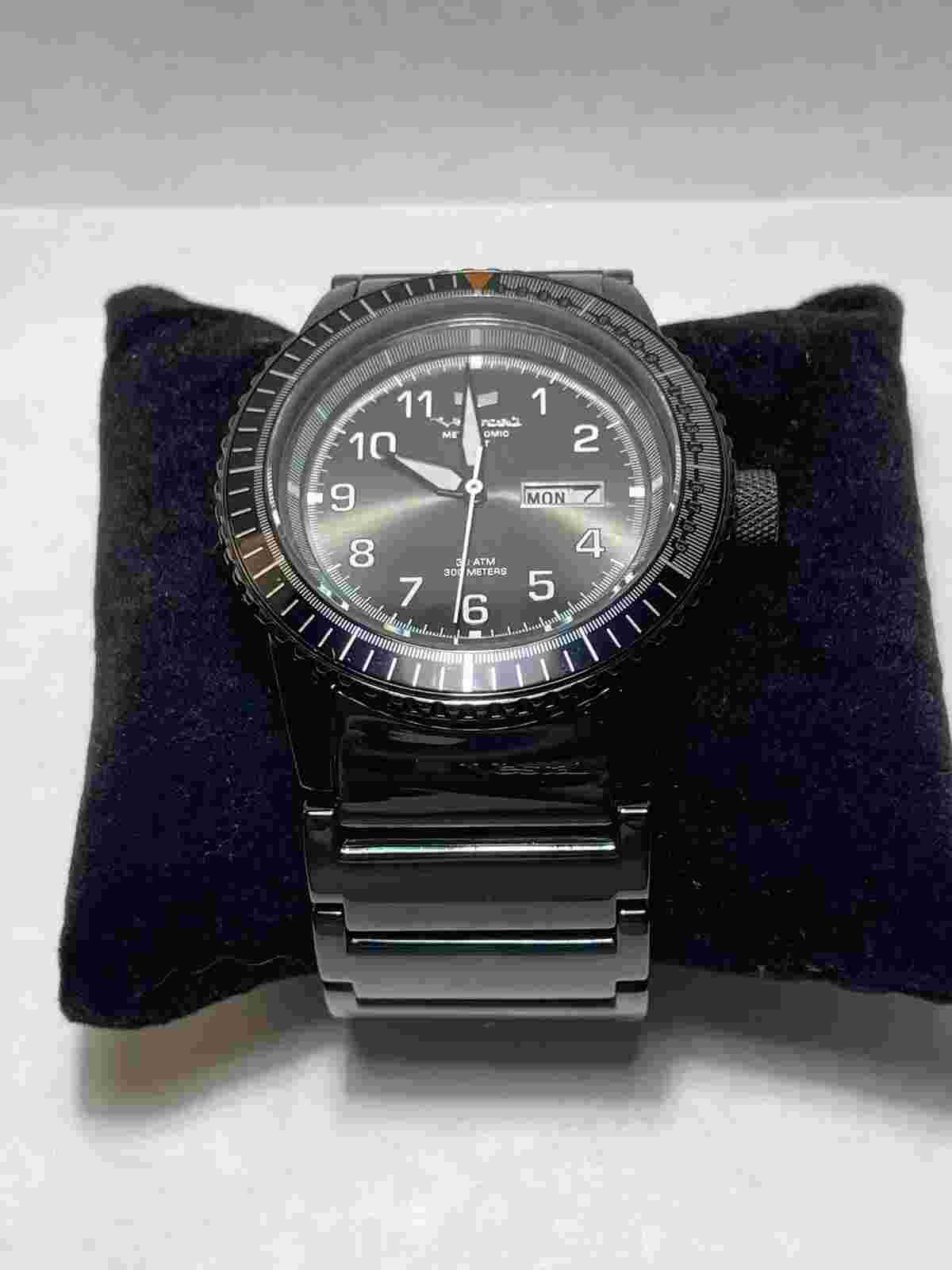 *Rare* Vintage Vestal Fathom Kinetic Movement Watch FTH008 Polished Black