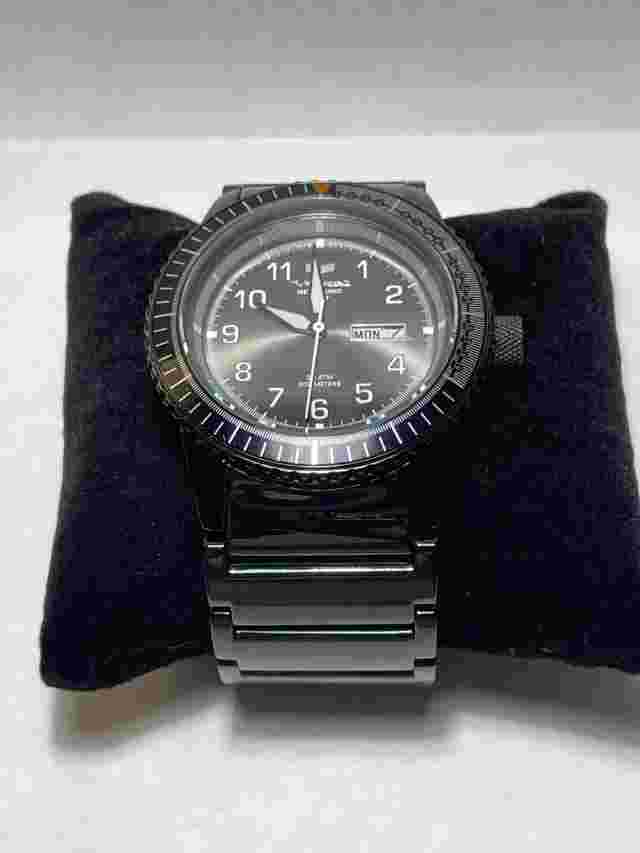 *Rare* Vintage Vestal Fathom Kinetic Movement Watch FTH008 Polished Black
