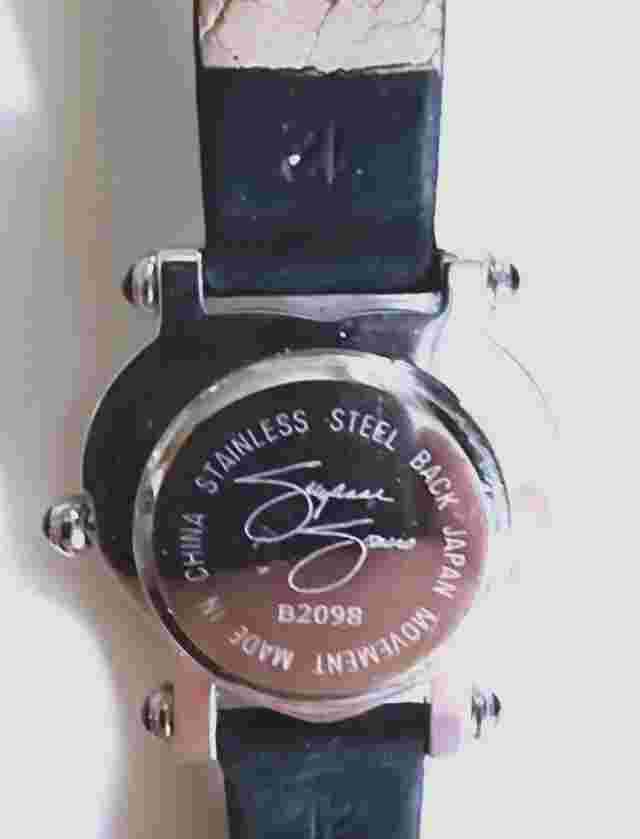 SUZANNE SOMERS RARE VINTAGE HEART RHINESTONE QUARTZ WRISTWATCH