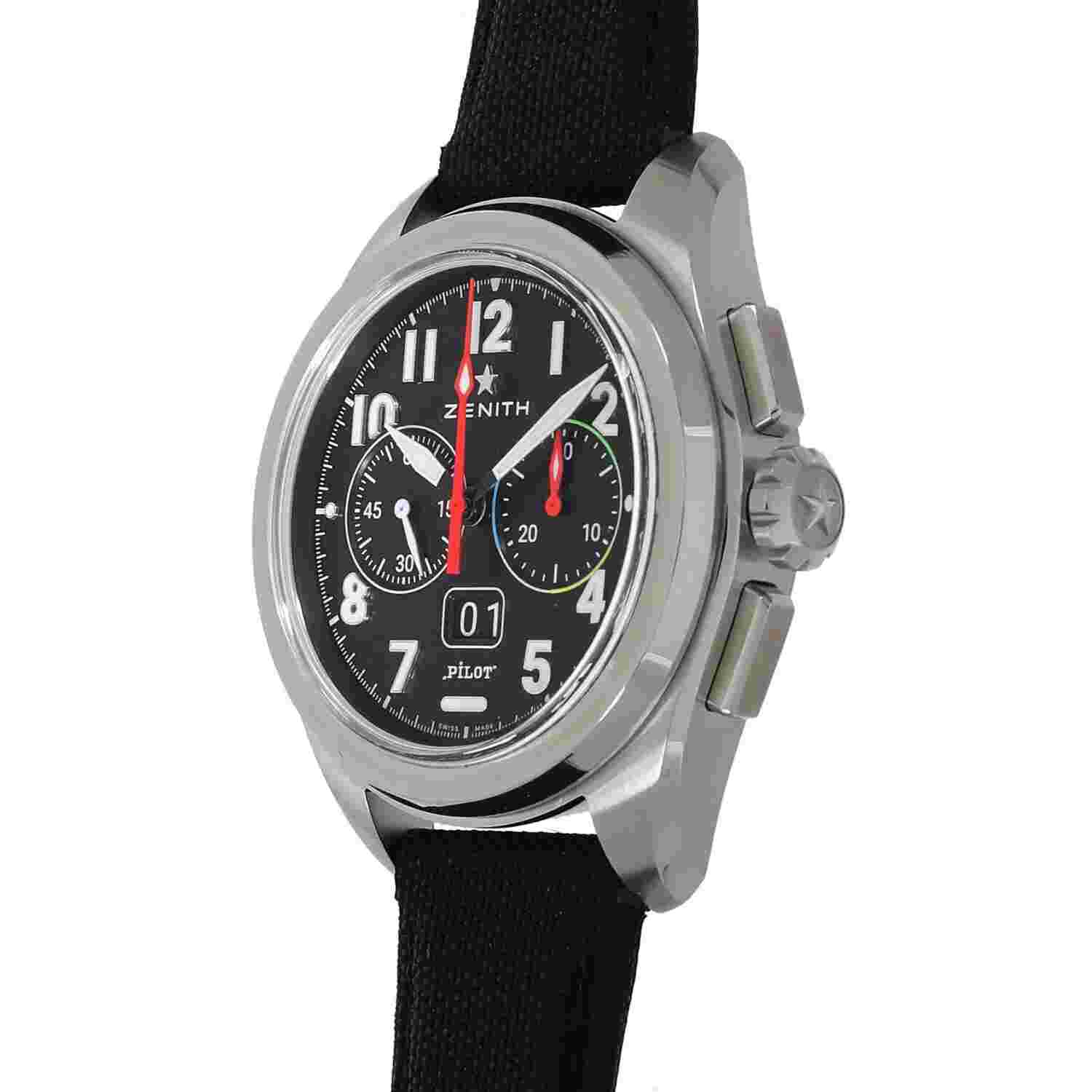 Zenith El Primero Black Unisex Adults Watch - 03.4000.3652/21.I001