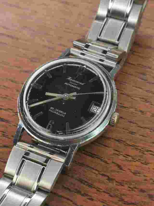 1950s Hammond, Felsa 4007N Mens Automatic Date Dress Watch, Keeping Time #k859