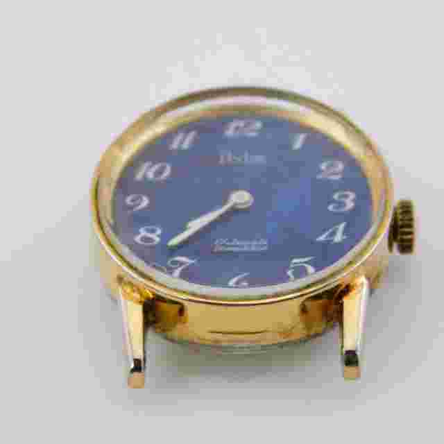 Vintage Pedre 17 Jewels Gold Tone Case Wind-up Women's Watch Doesn't Keeps Time