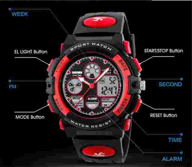 SKMEI Children Boys Watch LED Digital Wristwatch Student Sport Watches for Girls