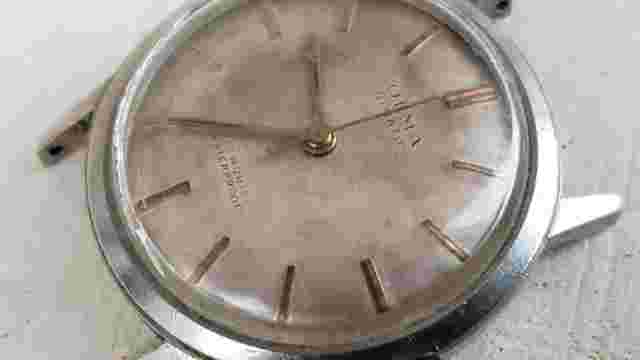 OLMA BIMATIC STEEL MECHANICAL 33MM MENS VINTAGE WATCH