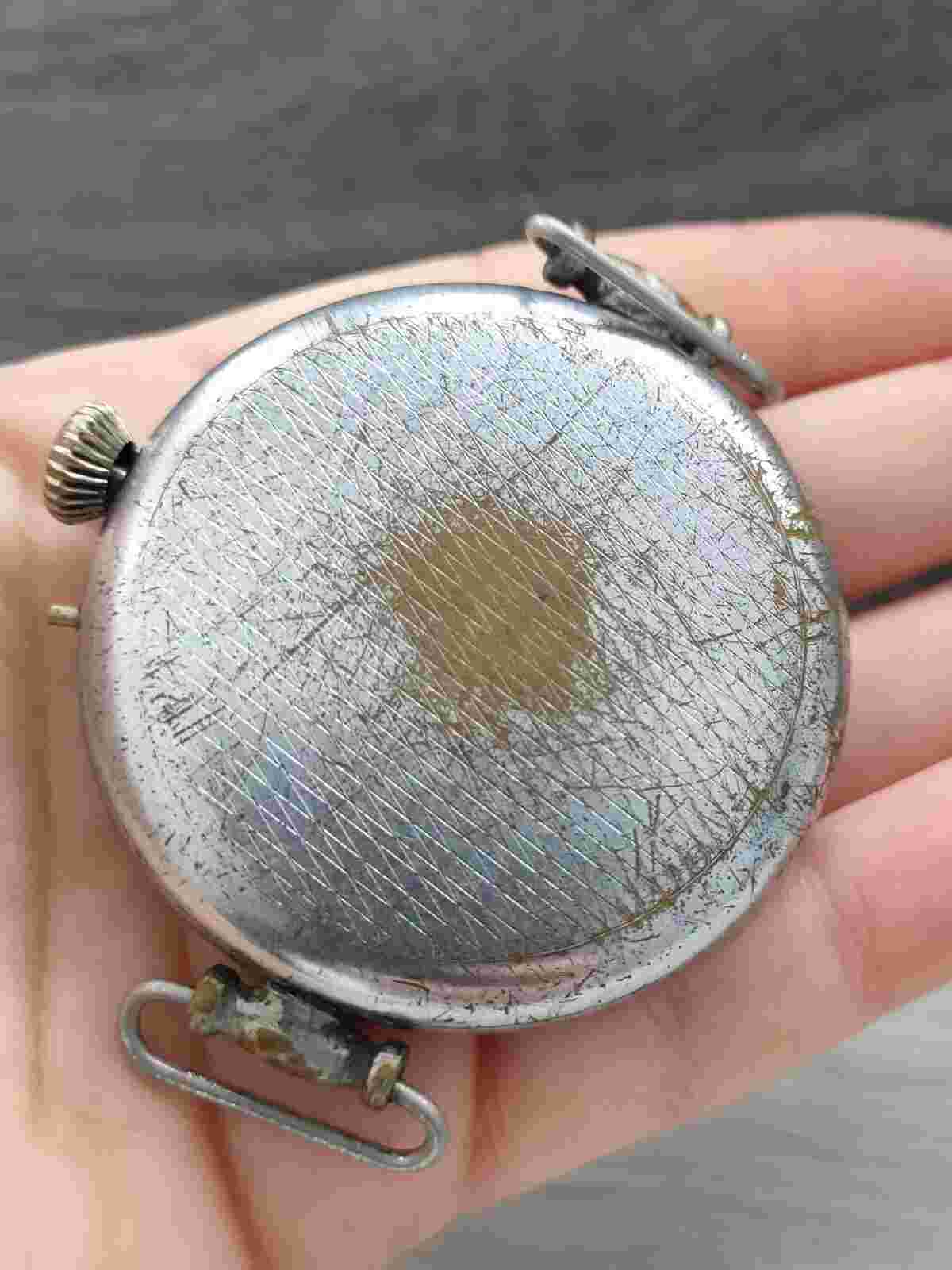 PAUL BURE Oversize 1900 20 Men Wristwatch Swiss Trench WWI Imperial Russia