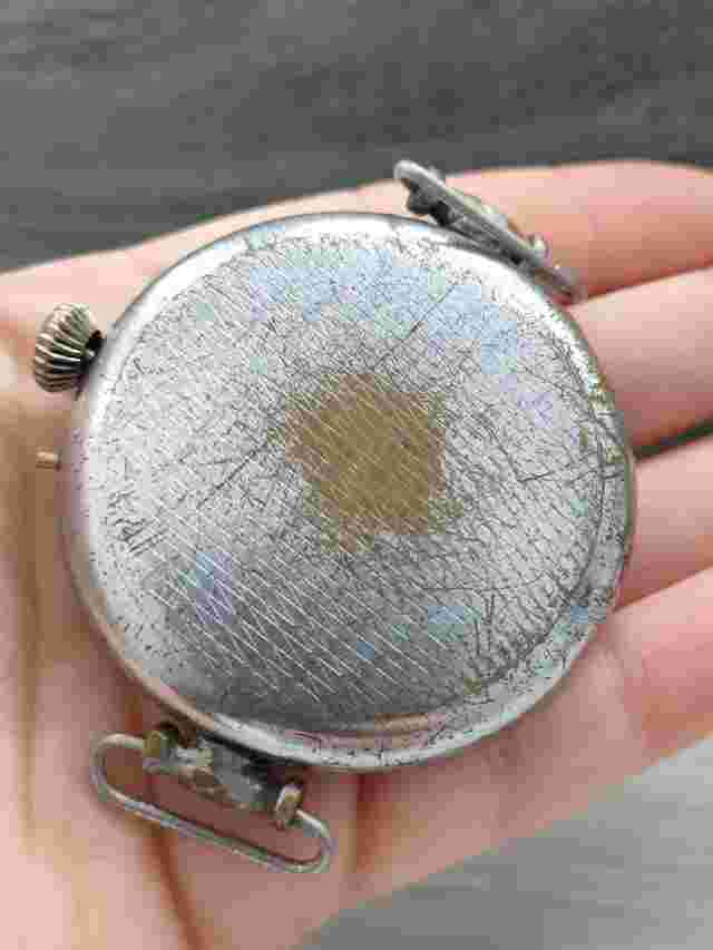 PAUL BURE Oversize 1900 20 Men Wristwatch Swiss Trench WWI Imperial Russia
