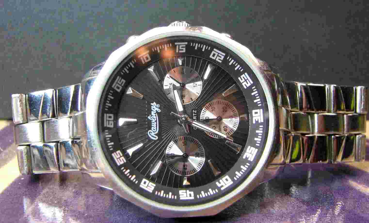 Rawlings Quartz Chronograph Date Watch with 24 Hour Sub-dial