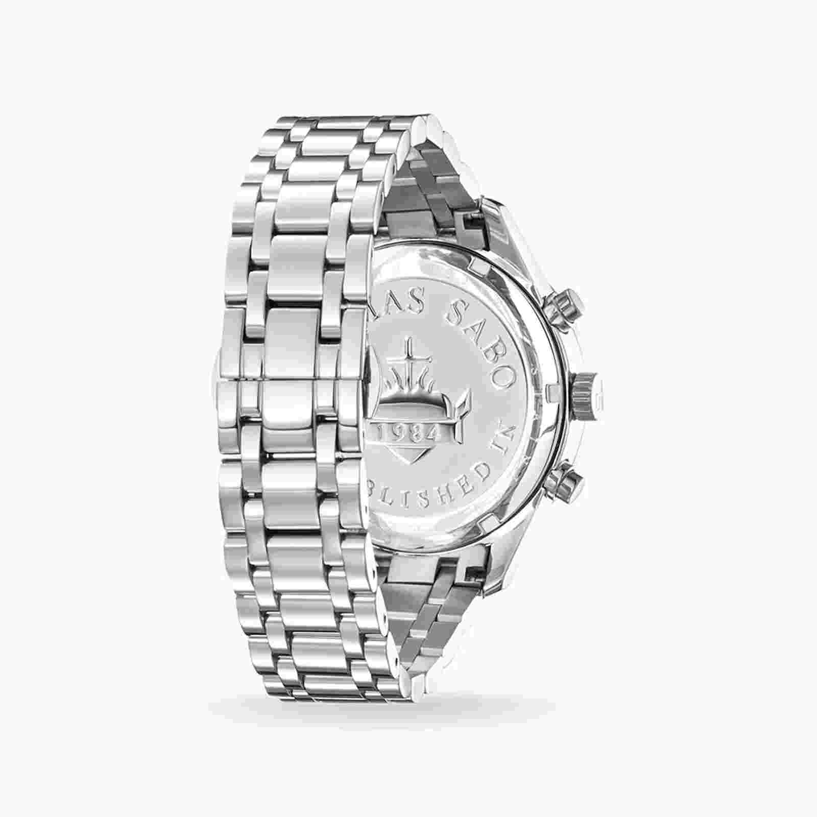 Thomas Sabo Men's Silver Tone Stainless Steel Watch WA0015-201-203