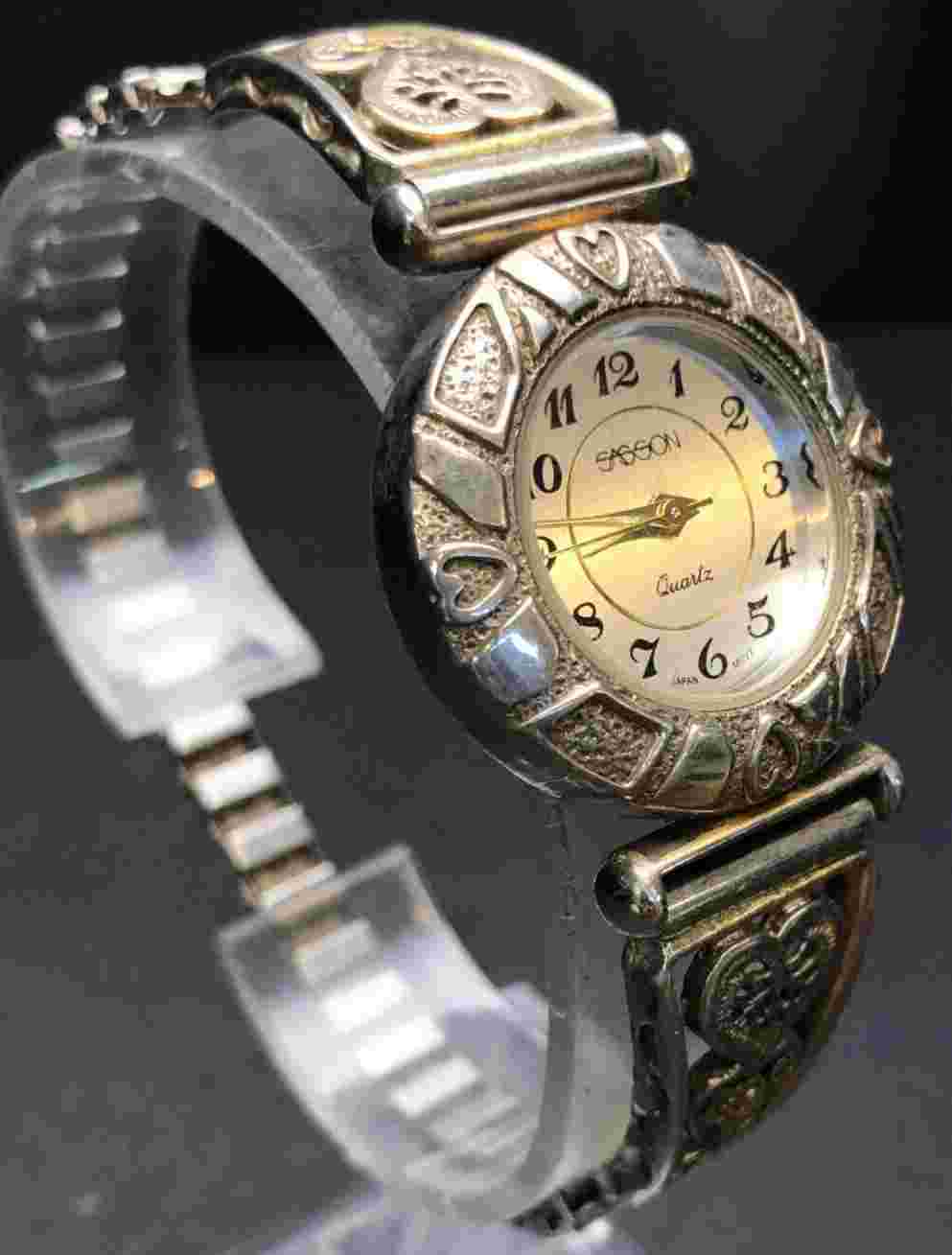 Vintage Women's Sasson Analog Diver Watch - Untested May Need Battery or Repair