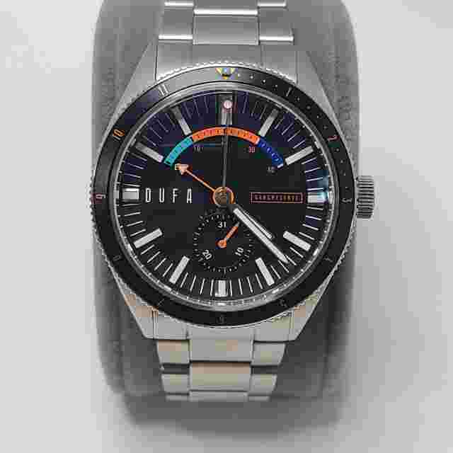 DUFA  FREITAUCHER DF 9038 Stainless Steel Automatic Power Reserve Men's Watch
