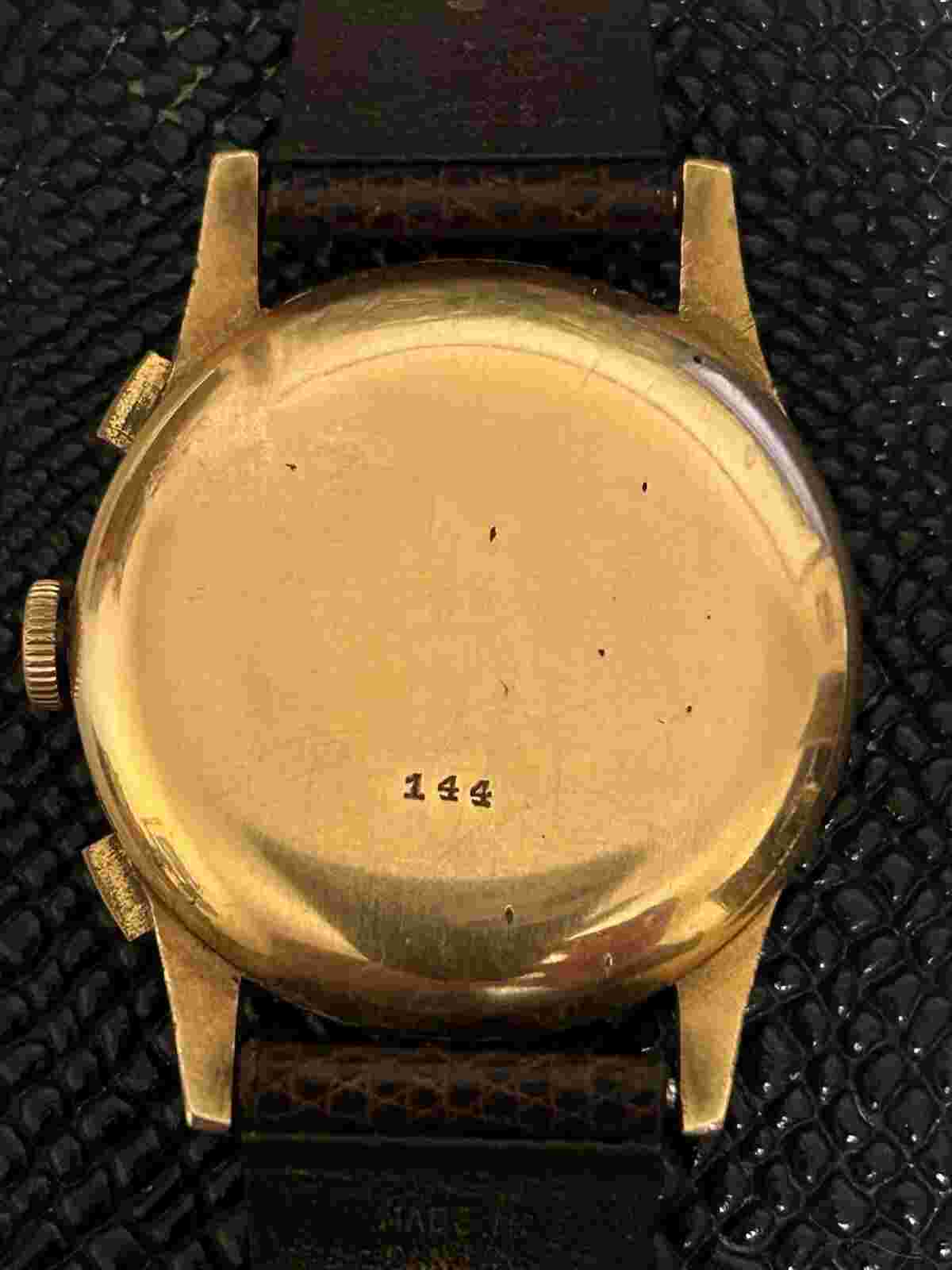 Charles Nicolet Tramelan Vintage 37.5 mm Mens Swiss Manuel Chronograph Watch