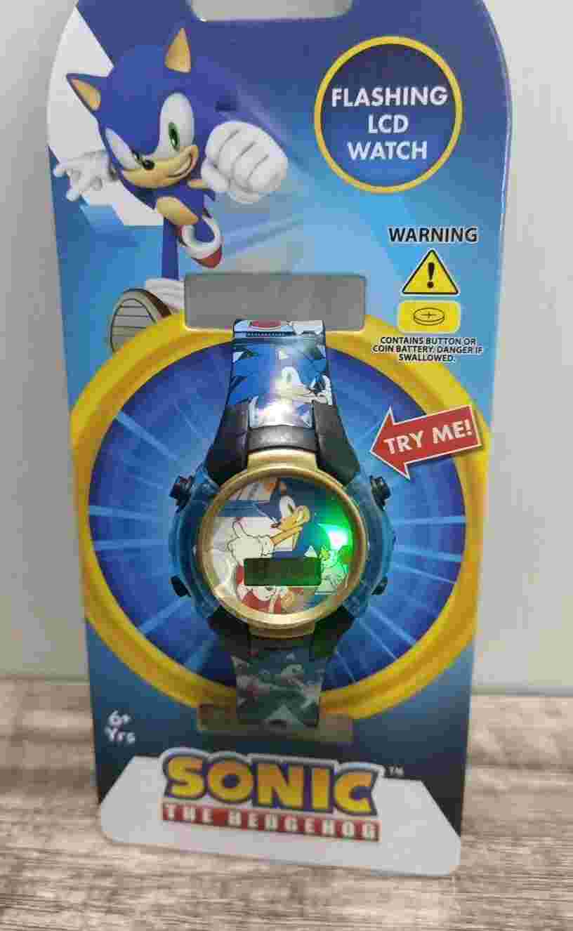 Sonic The Hedgehog Flashing LCD Watch