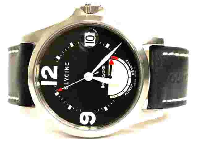 New Glycine Men's Incursore Power Reserve SS Automatic Watch