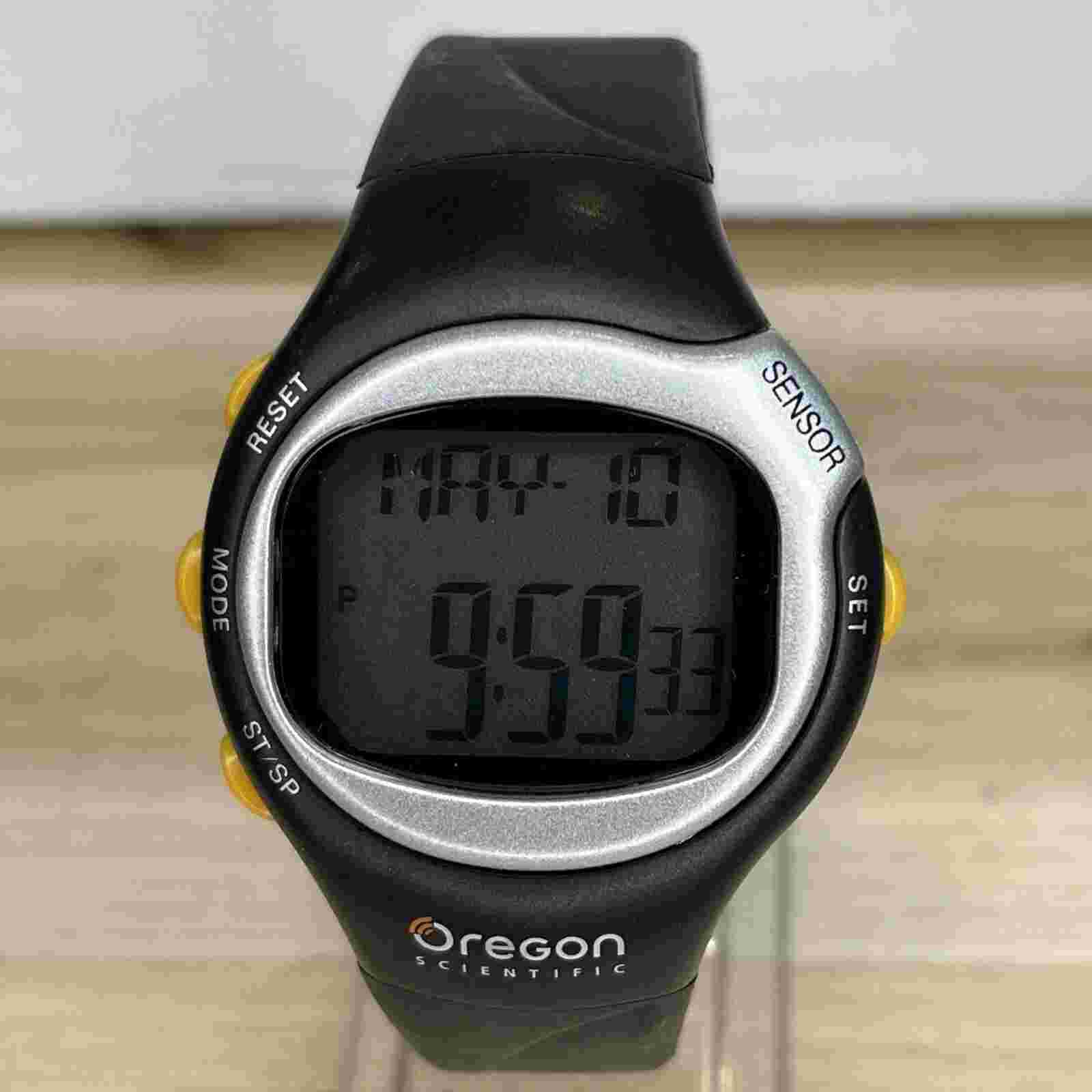 Oregon Scientific Two Tone Quartz Digital Men's Watch Working Battery