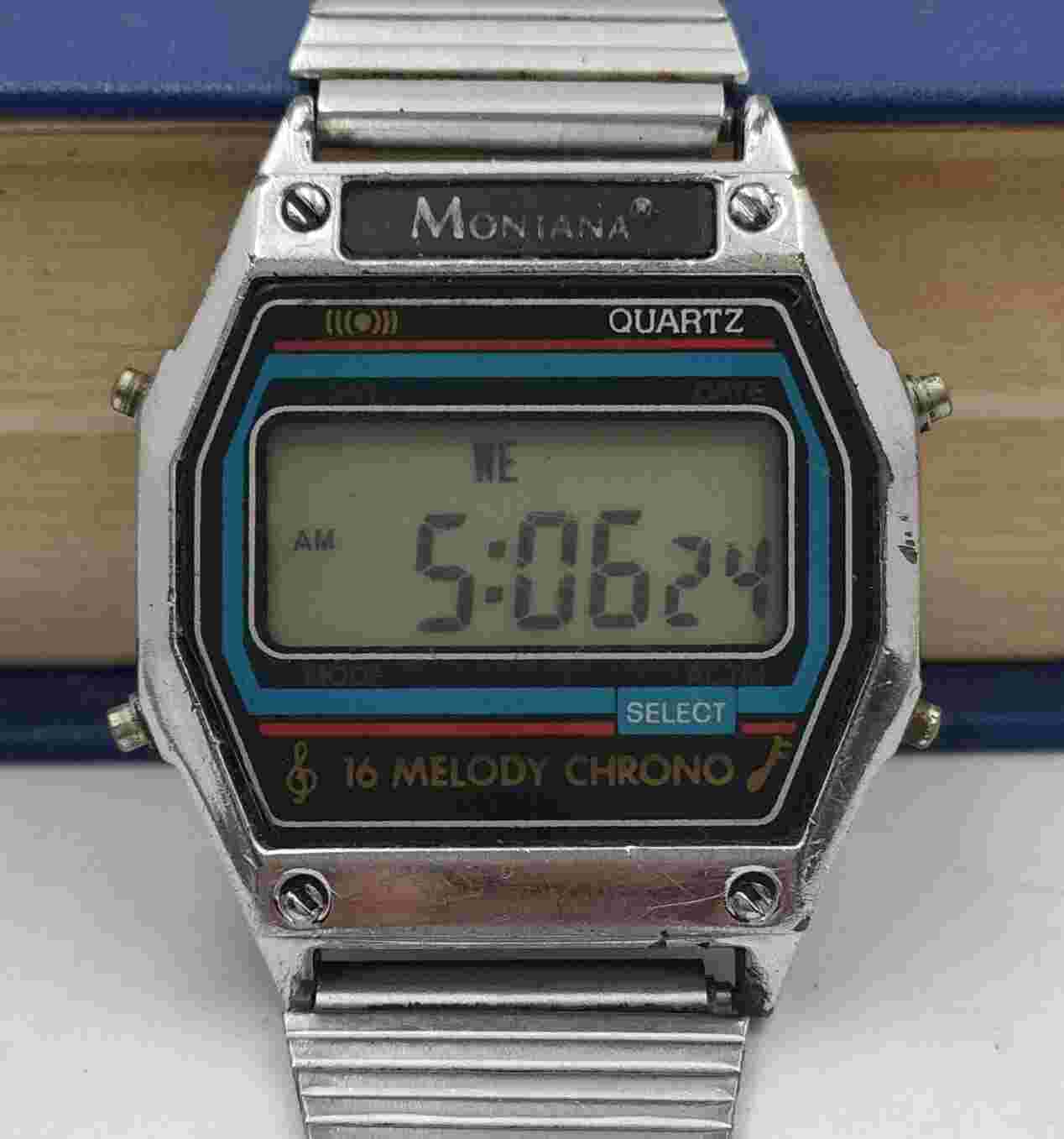Watch Montana Vintage Digital Alarm Melody Chrono Retro Legend Soviet Union #49