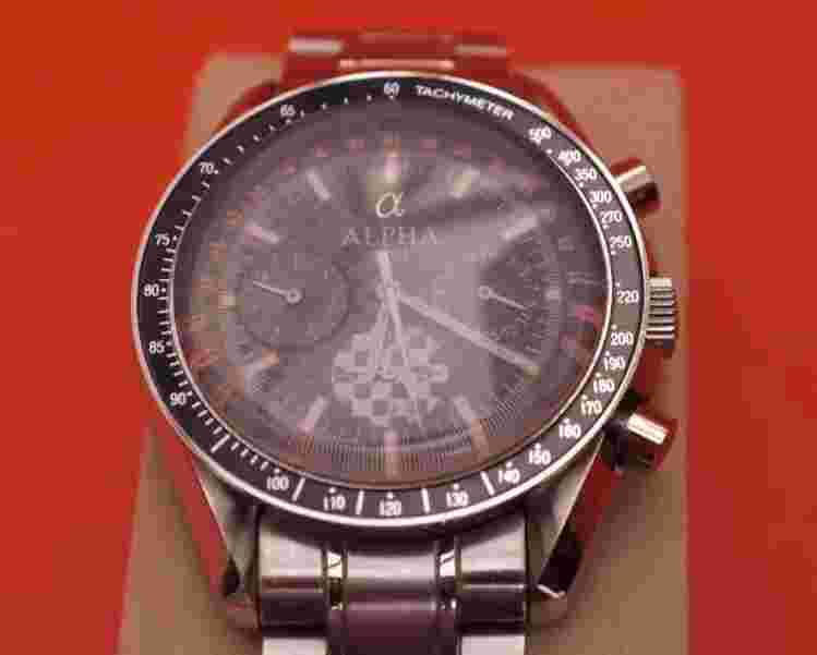 Alpha 1993 Chronograph Drivers Rally Watch Rare Birthday Anniversary Office Gift