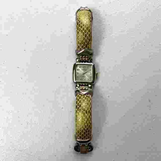 Vintage Persona Women’s Snakeskin Band Japan Movement Watch - NEEDS BATTERY