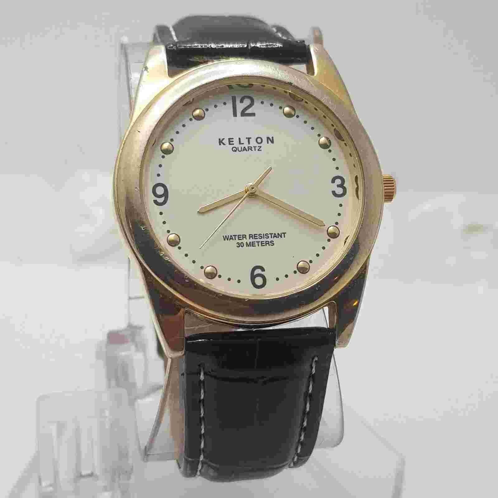 Kelton By Timex Quartz Watch Water Resistant 30m Fast Shipping....NEW BATTERY