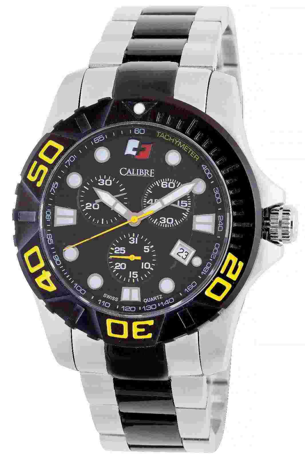 Calibre Men's SC-5A2-04-002 Akron Analog Display Quartz Two Tone Watch