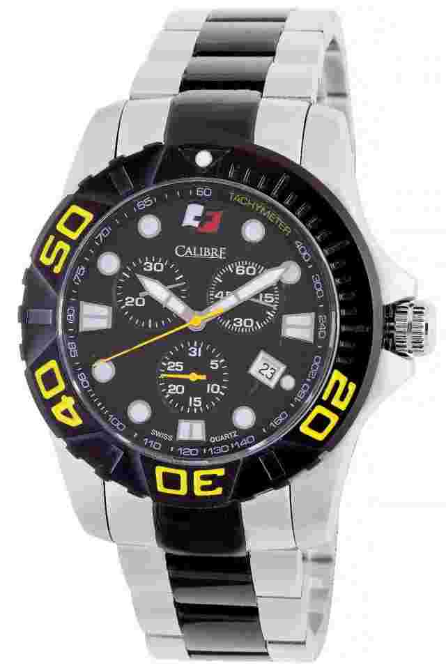 Calibre Men's SC-5A2-04-002 Akron Analog Display Quartz Two Tone Watch