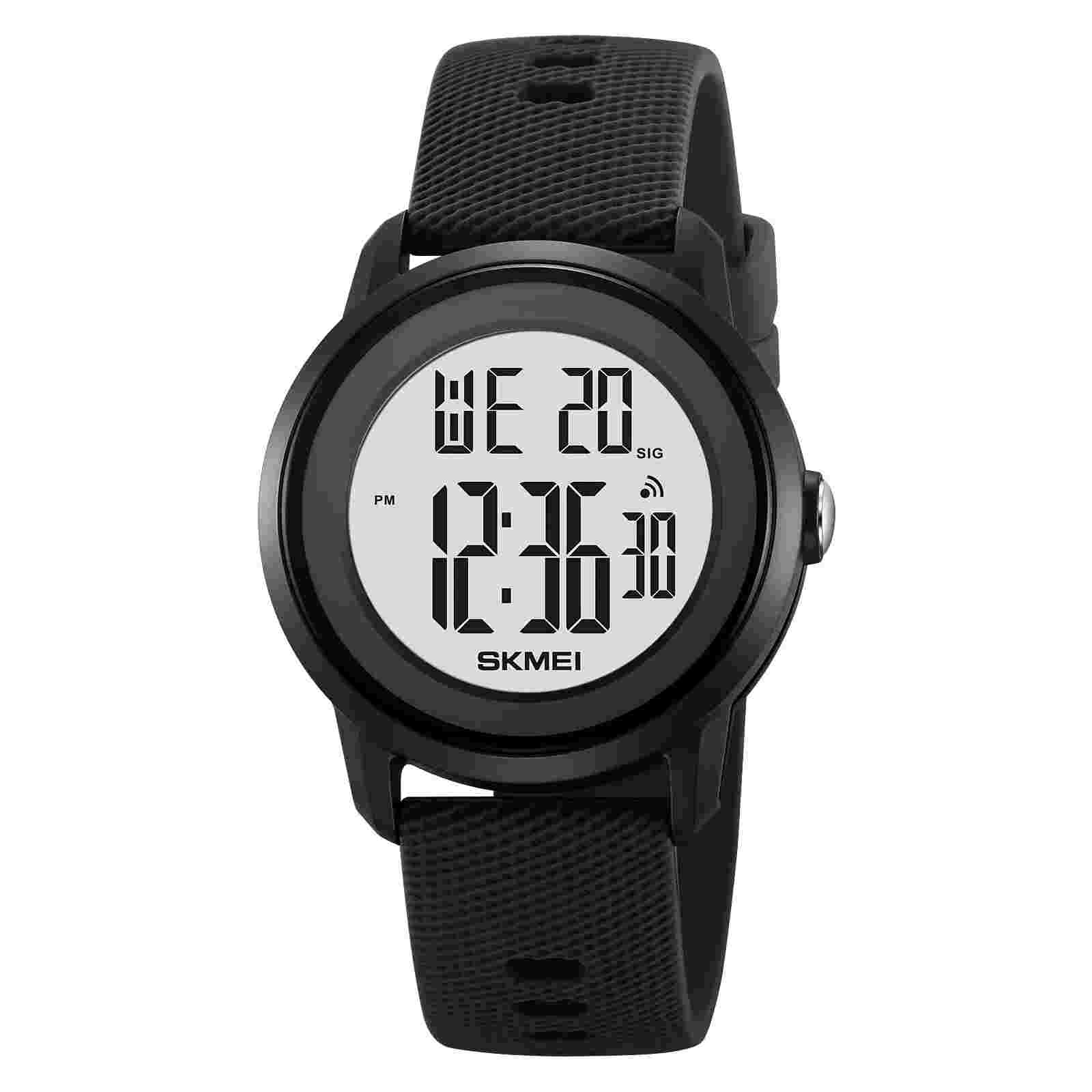 CakCity Men's and Women's Waterproof Chronograph Rubber Strap Digital Watch.
