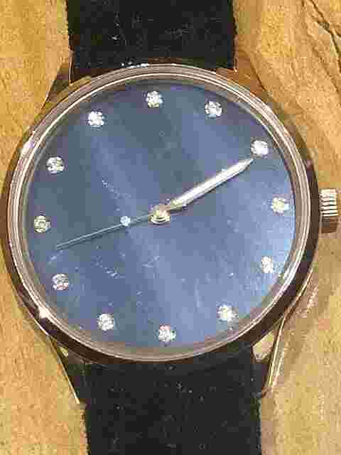 Elegant Japan Made DMQ DQ/1248 V21L WR30M Quartz Gents Leather Watch - 36mm