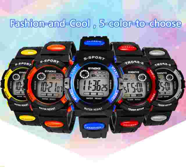 Boy Girl Wristwatch Digital Watch Outdoor Sports Waterproof Electronic Watches