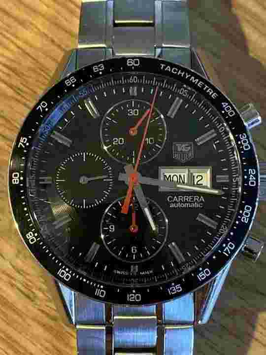Watch Reloj Tag Heuger 1860 Carrera Juan Manuel Fangio Automatic Calibre16