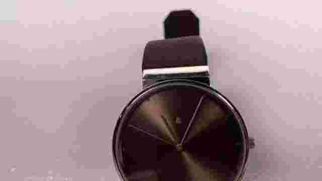 Jacob Jensen Dimension JJ843 Brown Dial Brown leather Quartz Genuine Watch